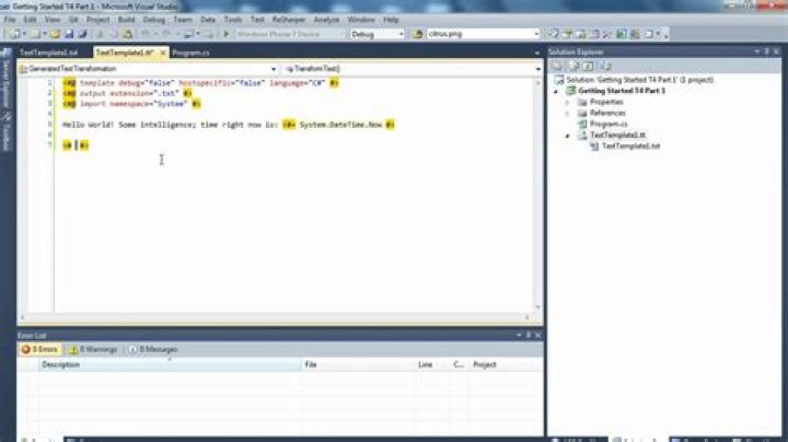 Getting started with T4 | Digital Design Services