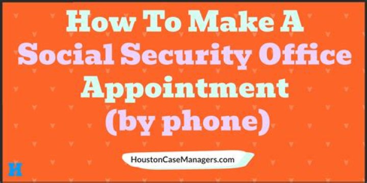 How To Make An Appointment With Social Security In Oklahoma City